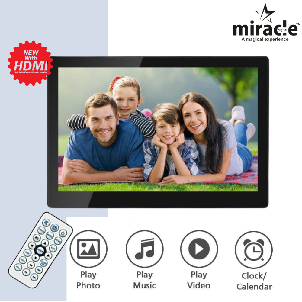 Miracle Digital 12 inch HDMI Digital Photo frame